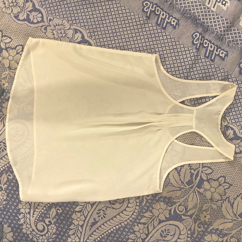 White Tank Top crepe - Picture 5 of 5